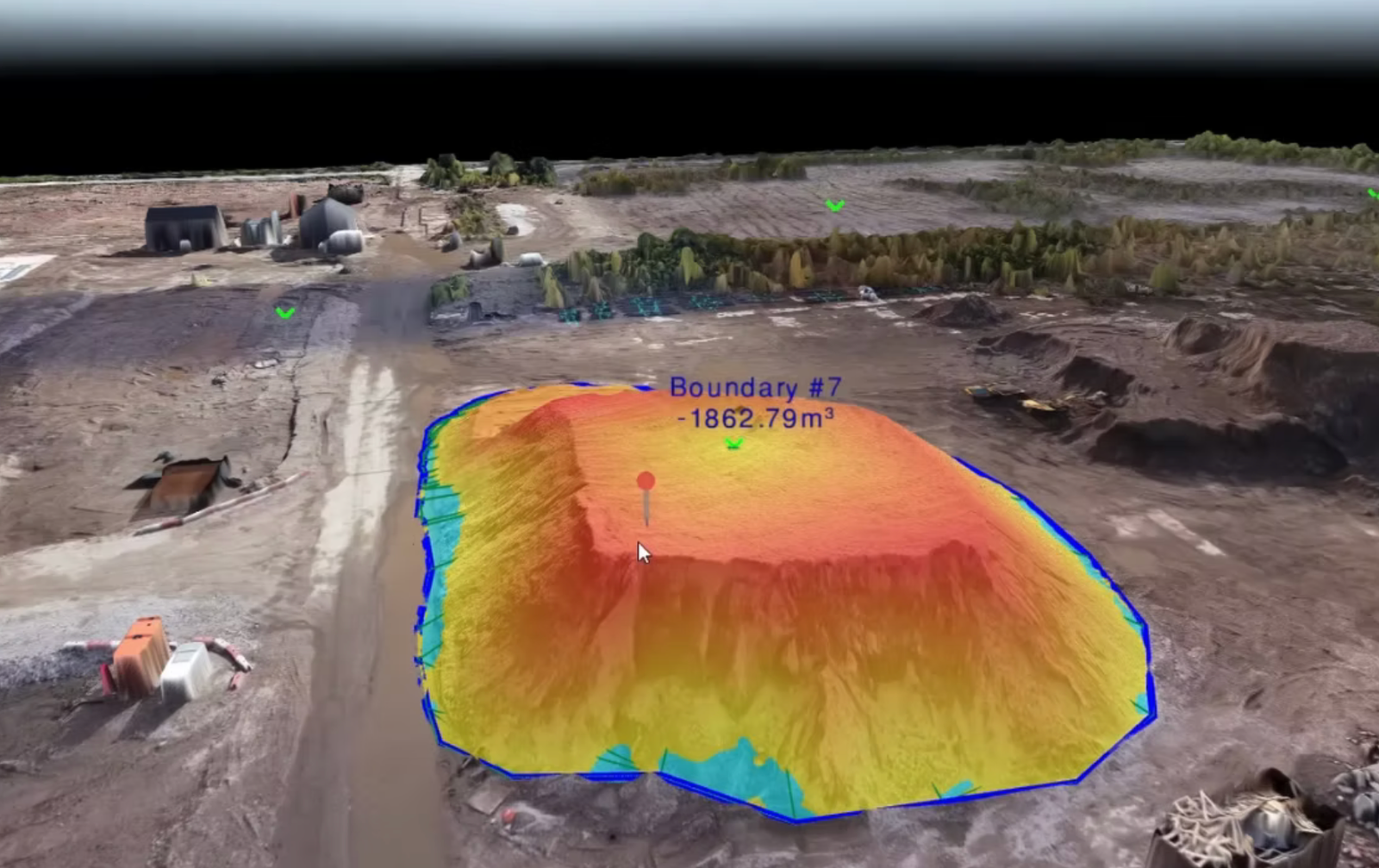 Site Survey Volumetric Analysis Drone