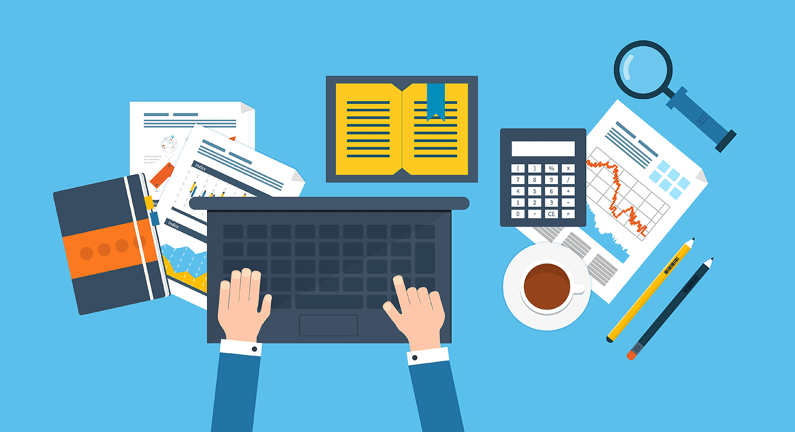 Engineer Writing a report Engineer writing a technical report